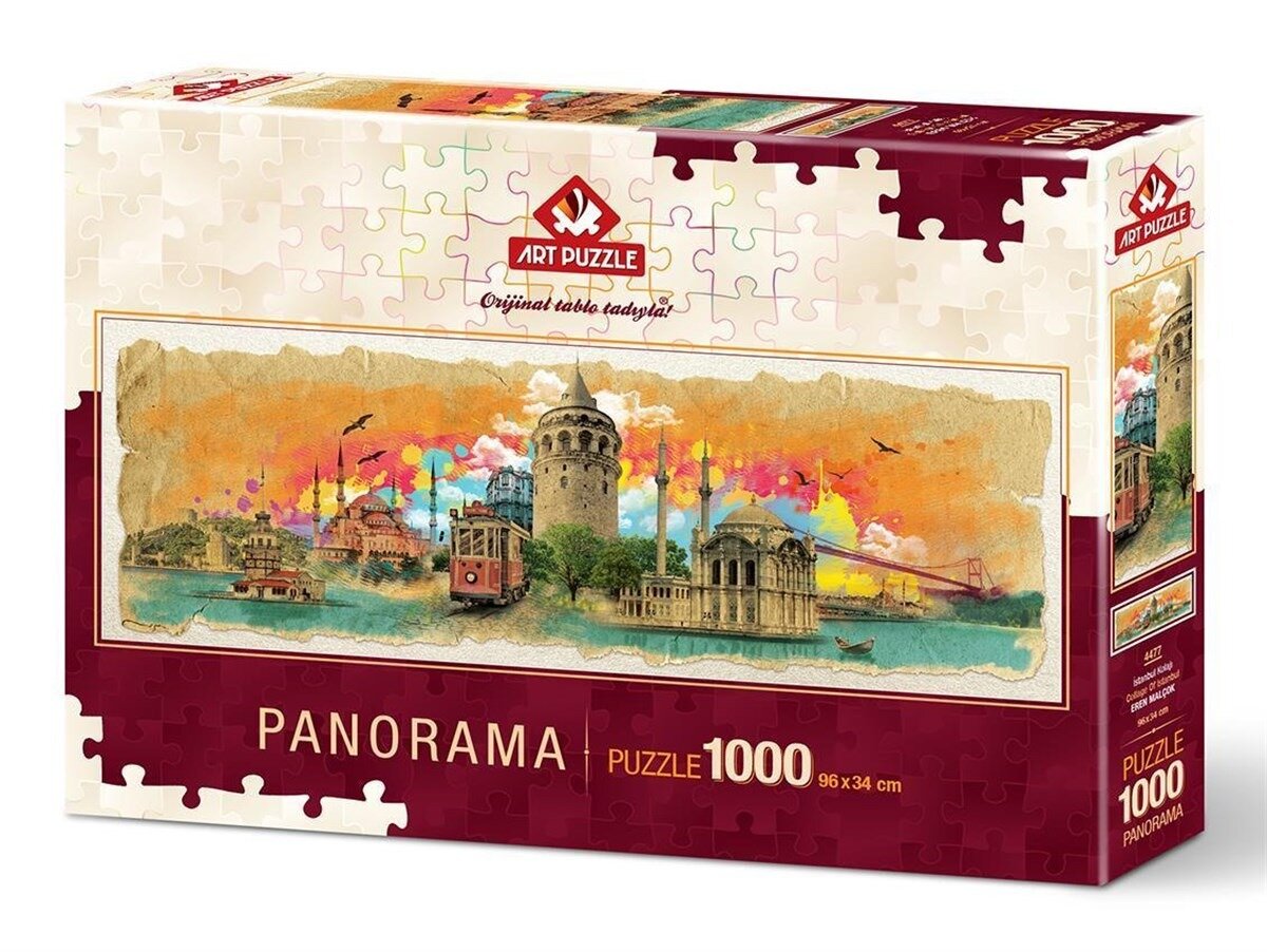 Пазл панорама 1000 деталей "Коллаж, Стамбул" (4477) Art Puzzle - фото №1