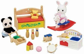 Набор Sylvanian Families Детская игровая комната с Пандой и Снежным кроликом 5709