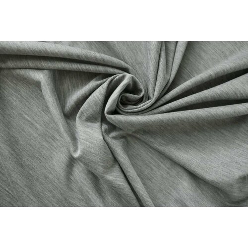 Ткань серый трикотаж пике (меланж) ткань трикотаж вязаный серый меланж плотный ткань для шитья