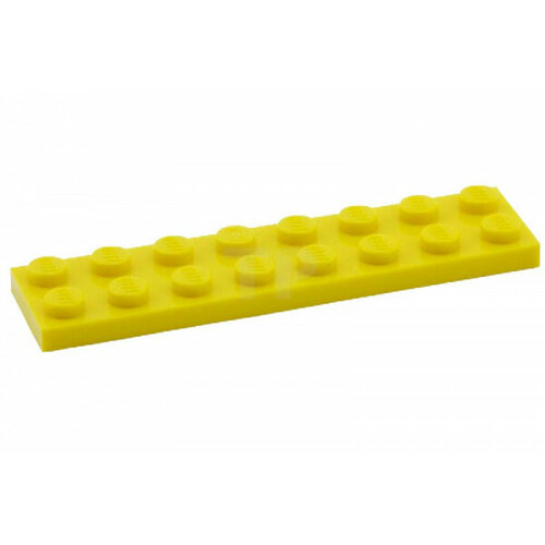 Деталь LEGO 303424 Плитка 2X8 (желтая) 50 шт.