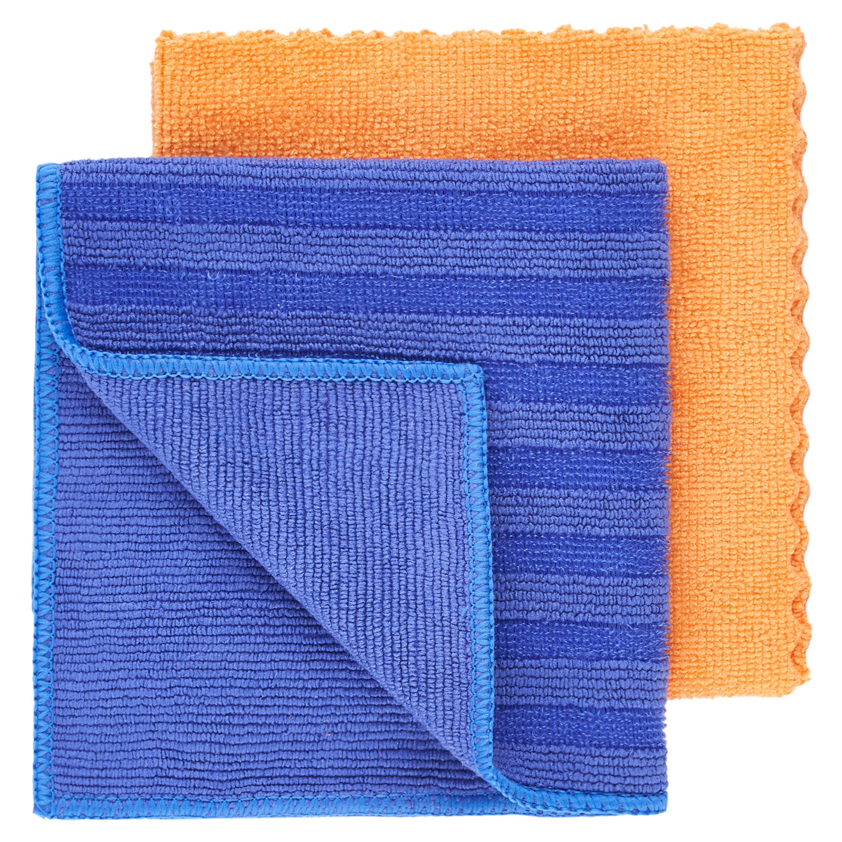 Набор салфеток из микрофибры Werner Easy Life 52387 2 штуки 30х30 см синий оранжевый