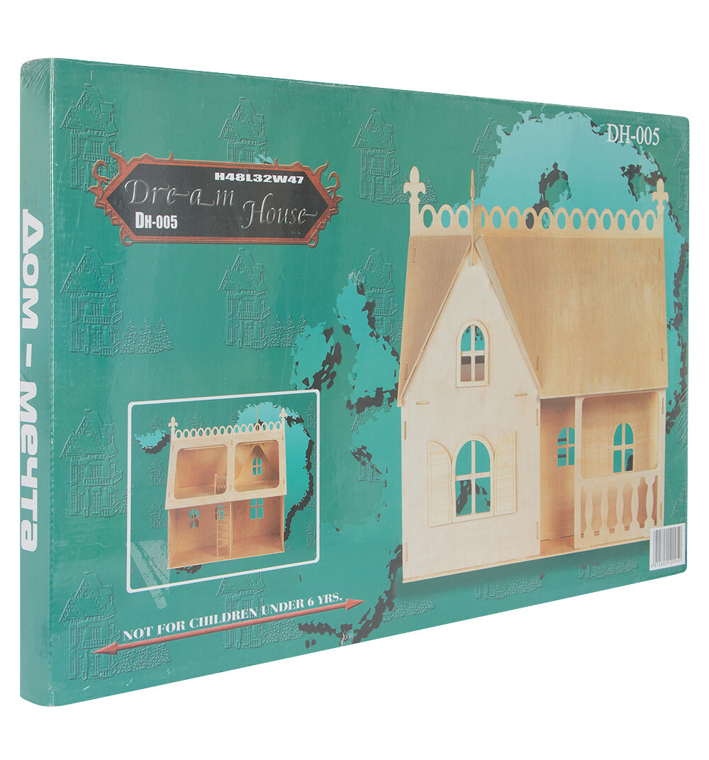Сборная деревянная модель Wooden Toys Дом-мечта - фото №3