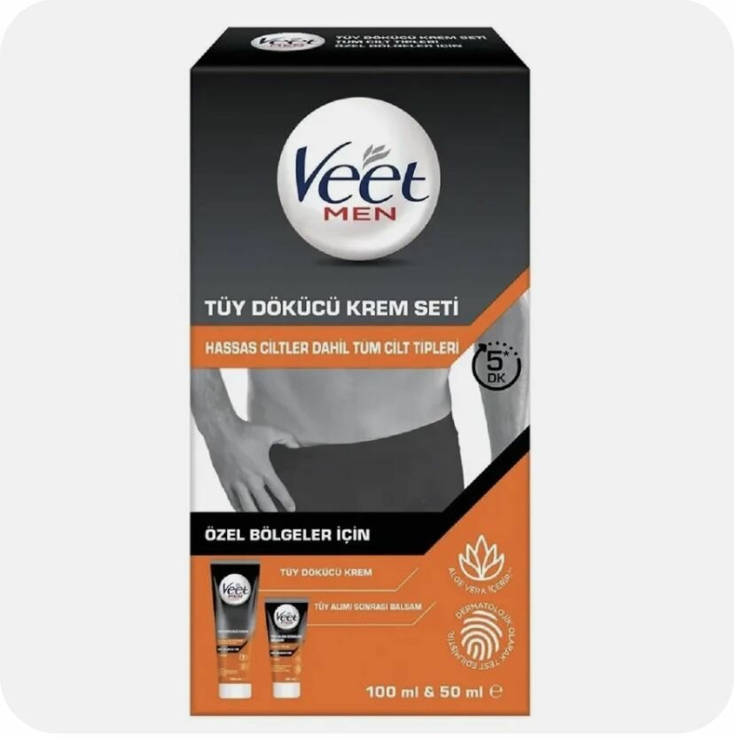 Изображение Veet депиляционный крем для мужчин для интимной зоны