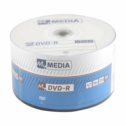 Лазер диск MYMEDIA DVD-R 4.7 Gb 16х Pack wrap 50 шт. ()