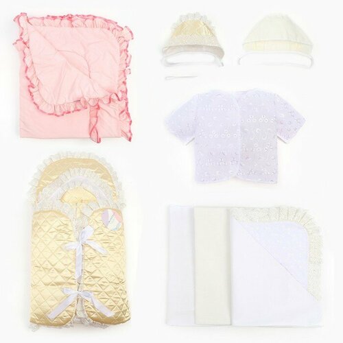 фото Осьминожка конверт-одеяло для новорожденого (тиси), к83, цвет розовый, р-р