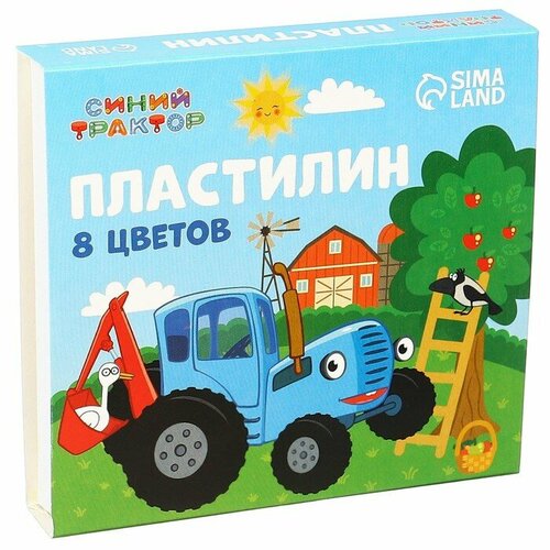 Пластилин 8 цветов 120 г