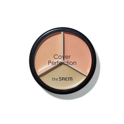 Консилер The SAEM Cover Perfection Triple Pot Concealer 01 - Correct Beige (4.5 гр)