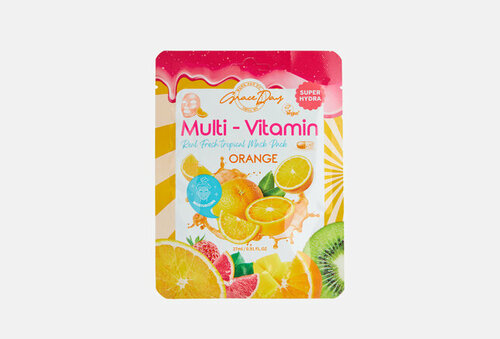 Тканевая маска для лица Multi-Vitamin Orange Mask Pack