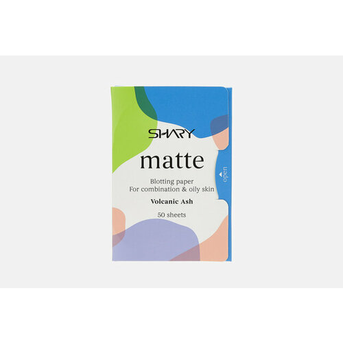 Матирующие салфетки для лица для комбинированной и жирной кожи Matte blotting paper for combination & oily skin Volcanic Ash матирующие салфетки для лица для проблемной кожи matte blotting paper for problem skin green tea