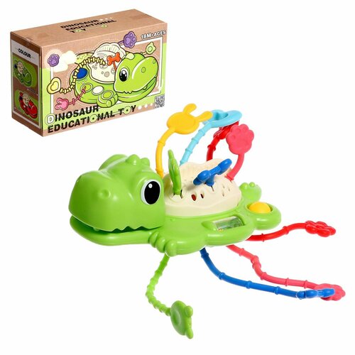 Развивающая игрушка «Динозаврик», цвета микс