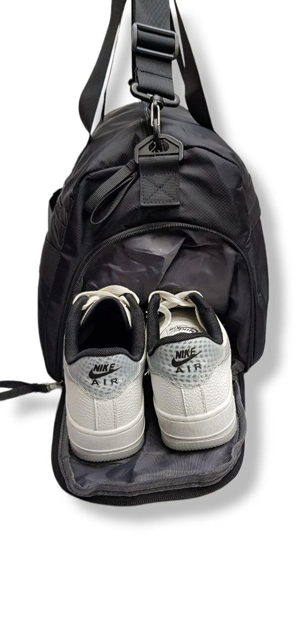 Спортивная сумка; дорожная сумка; ручная кладь; 3062 серая - фотография № 13