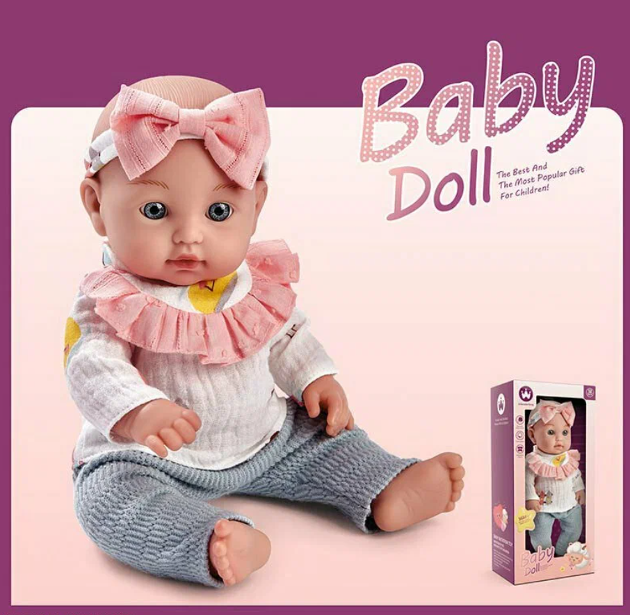 Кукла - пупс BABY DOLL в коробке для девочек, дочки-матери, кукла ребенок 30см, W12T-04A