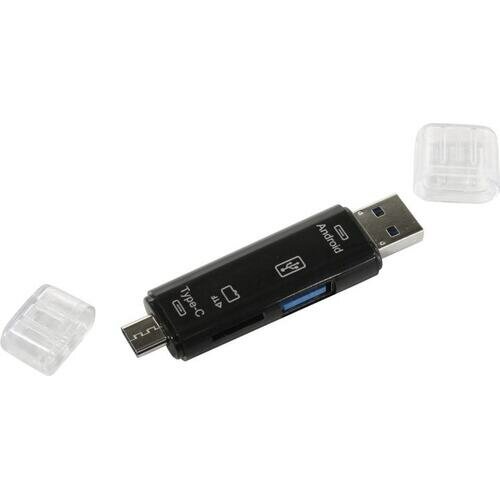 Картридер-конвертер USB 2.0, SBR-801-S универсальный, Smartbuy — фото 4