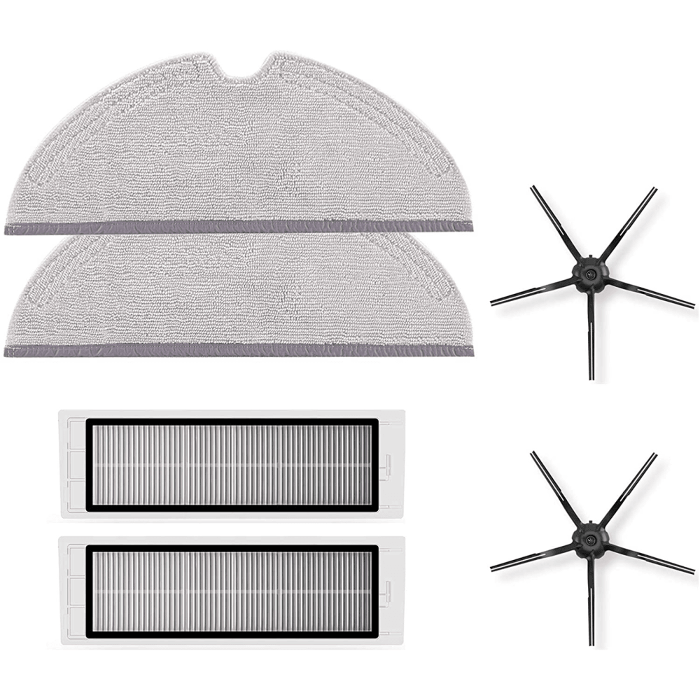 Аксессуар Roborock Комплект аксессуаров для робота-пылесоса S7 (боковая щетка - 2 шт, фильтр - 2 шт, сменная салфетка - 2 шт.)