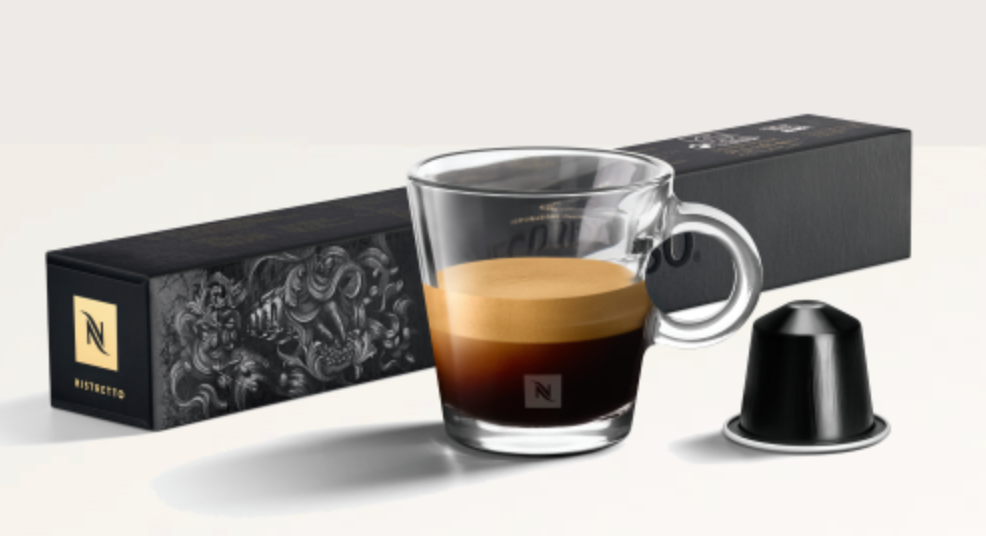 Кофе в капсулах Nespresso ORIGINAL Ispirazione Italiana Ristretto, 10 кап, 25 и 40мл