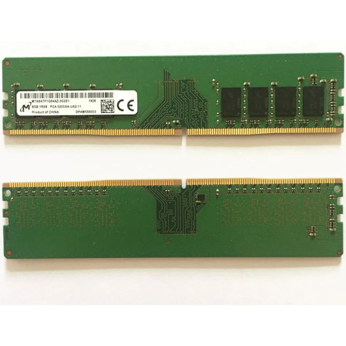 Micron DDR 4 DIMM 8GB 12V 3200Mhz для пк 2150₽