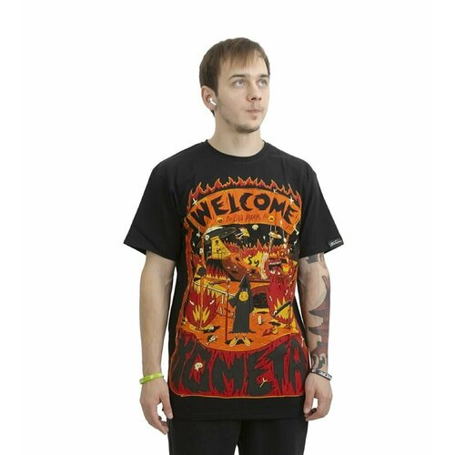 Футболка Комета, размер 54, черный