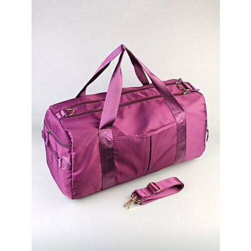 фото Сумка спортивная , 30 л, 46.5х27.5х22 см, ручная кладь, фиолетовый ryzenbaks