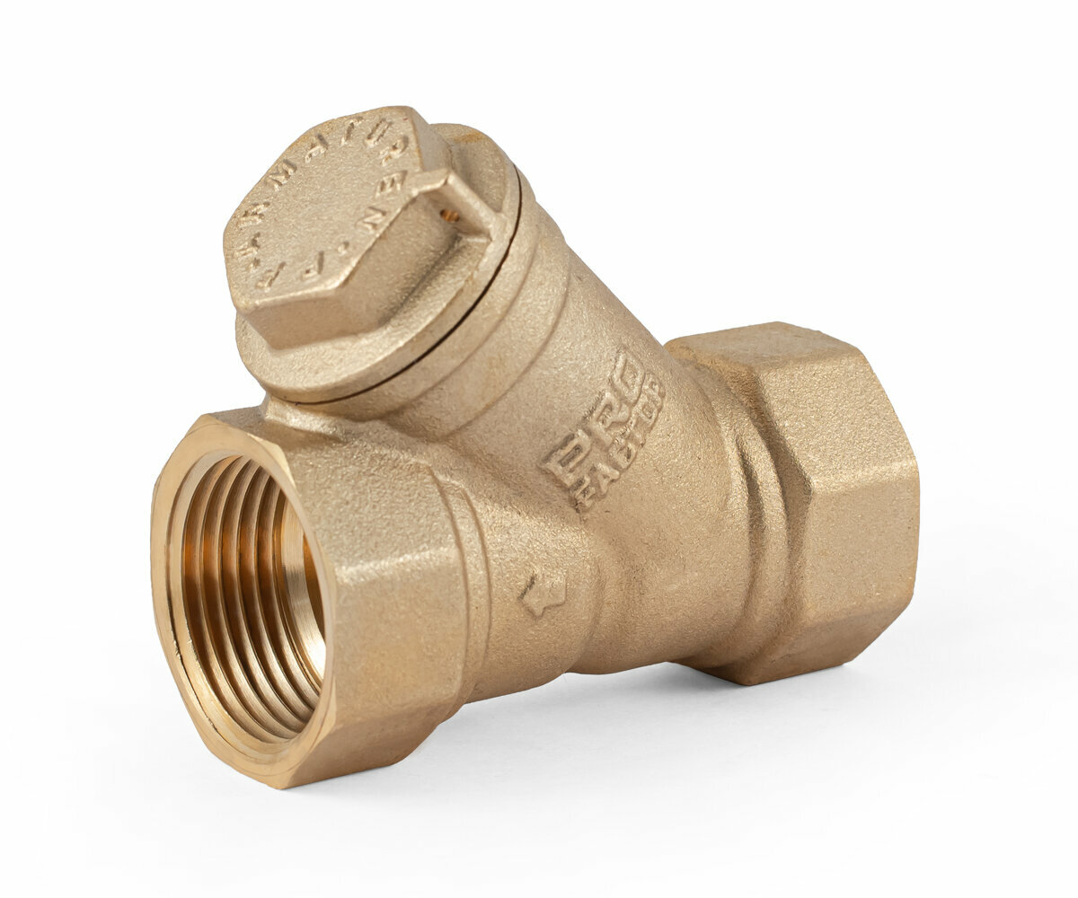 фото Фильтр PROFACTOR косой с отверстием для пломбы в/в 1" PF YS 222