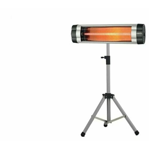 Инфракрасный галогеновый обогреватель Oasis IN-20 20 кв м серебристый 2000 Вт Штатив в комплекте 809000₽