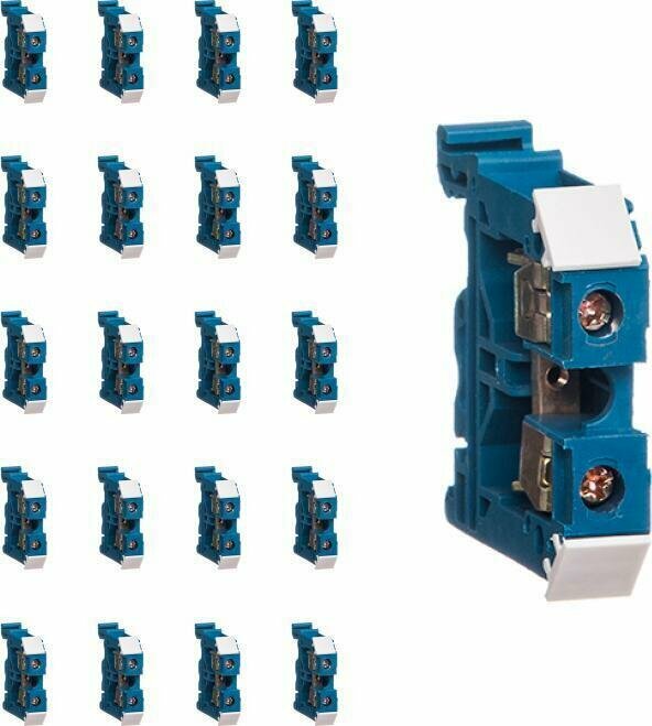 фото Клеммный зажим IEK ЗНИ 4 мм2 синий (комплект из 20 шт)