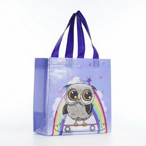 фото Сумка торба сима-ленд, сиреневый сима-лэнд