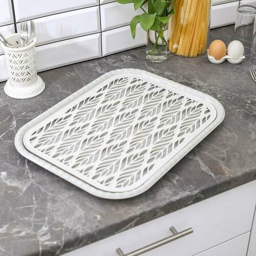 Поднос с вкладышем для сушки посуды Альт-Пласт Колос 455x36 см 676₽