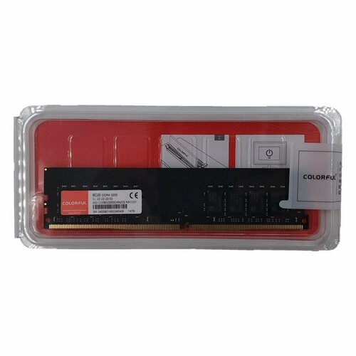 Оперативная память Colorful DDR4 8ГБ 3200МГц 22-22-22-52 199000₽