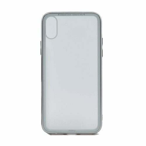 Накладка TOTU iPhone 5,8 XS style series transparent electroplating version белый