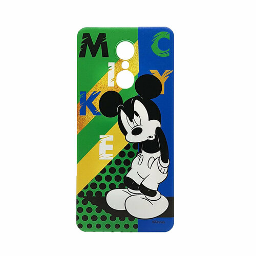 Чехол силиконовый iBox Disney на Xiaomi Redmi 5 / Микки поп-арт желтый, зеленый, синий