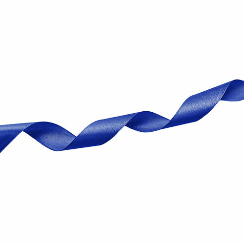 Лента атласная (рулон - 27 метров) - 12 мм - №178 электрик