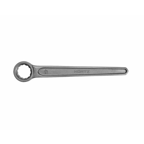 Ключ накидной односторонний 17 прямой длинная ручка HORTZ