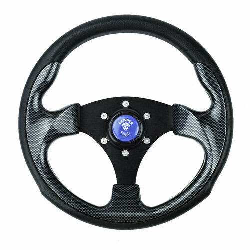 фото Рулевое колесо skipper zeta 350 мм, чёрное