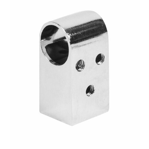 Крепление для рейлинга 2x4 см цвет хром, 4 шт.