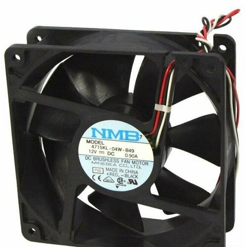 Вентилятор NMB-MAT 4715KL-04W-B49 12V for nmb bl4447 04w b49 12v 2a 110 28mm 4pin pwm turbo centrifugal cooling fan