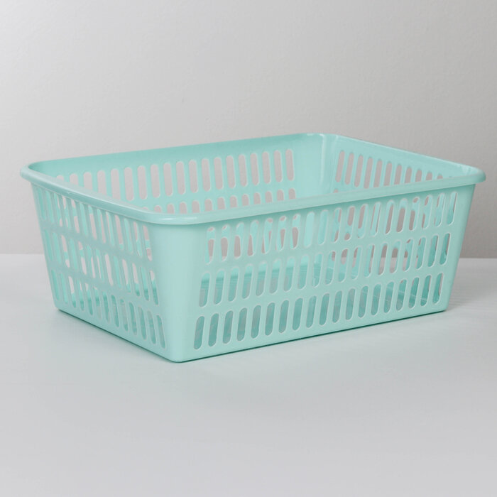 фото Корзина для хранения Полимербыт, 36x25x12,5 см