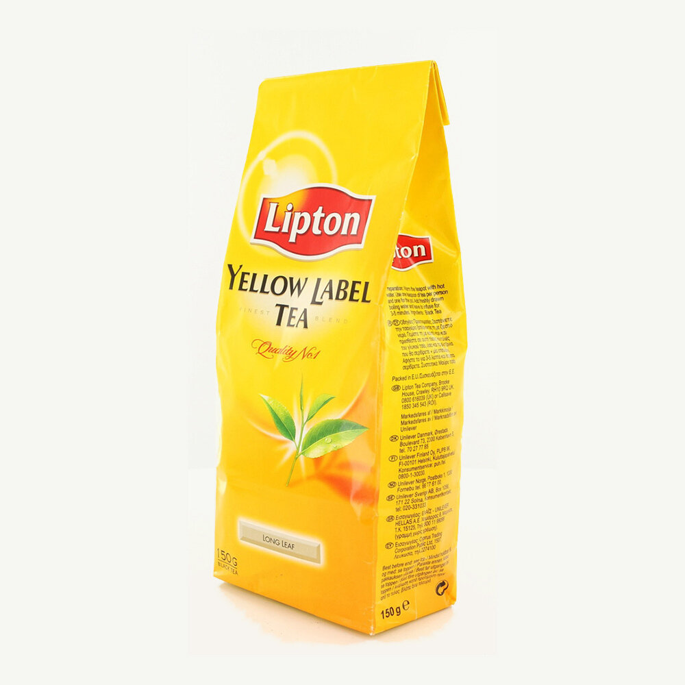 Чай Lipton (Липтон) чёрный листовой 150 гр (Финляндия)