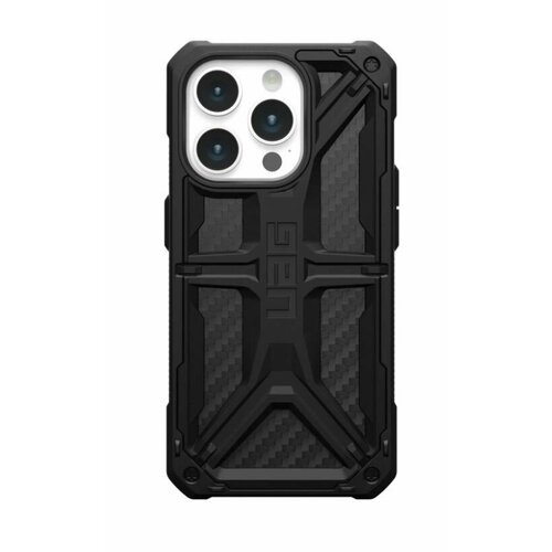 Чехол Uag Monarch для iPhone 15 Pro 6.1", цвет карбон (Carbon Fiber)