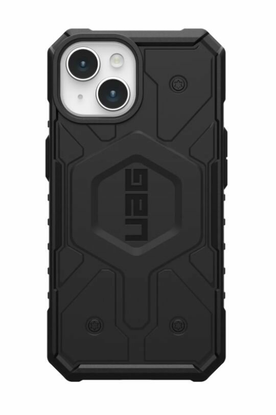 Чехол с поддержкой MAGSAFE Uag Pathfinder для iPhone 15 Plus 6.7", цвет черный (Black)