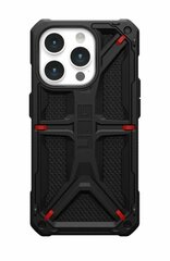 Чехол Uag Monarch для iPhone 15 Pro MAX 6.7", цвет черный (Kevlar-Black)