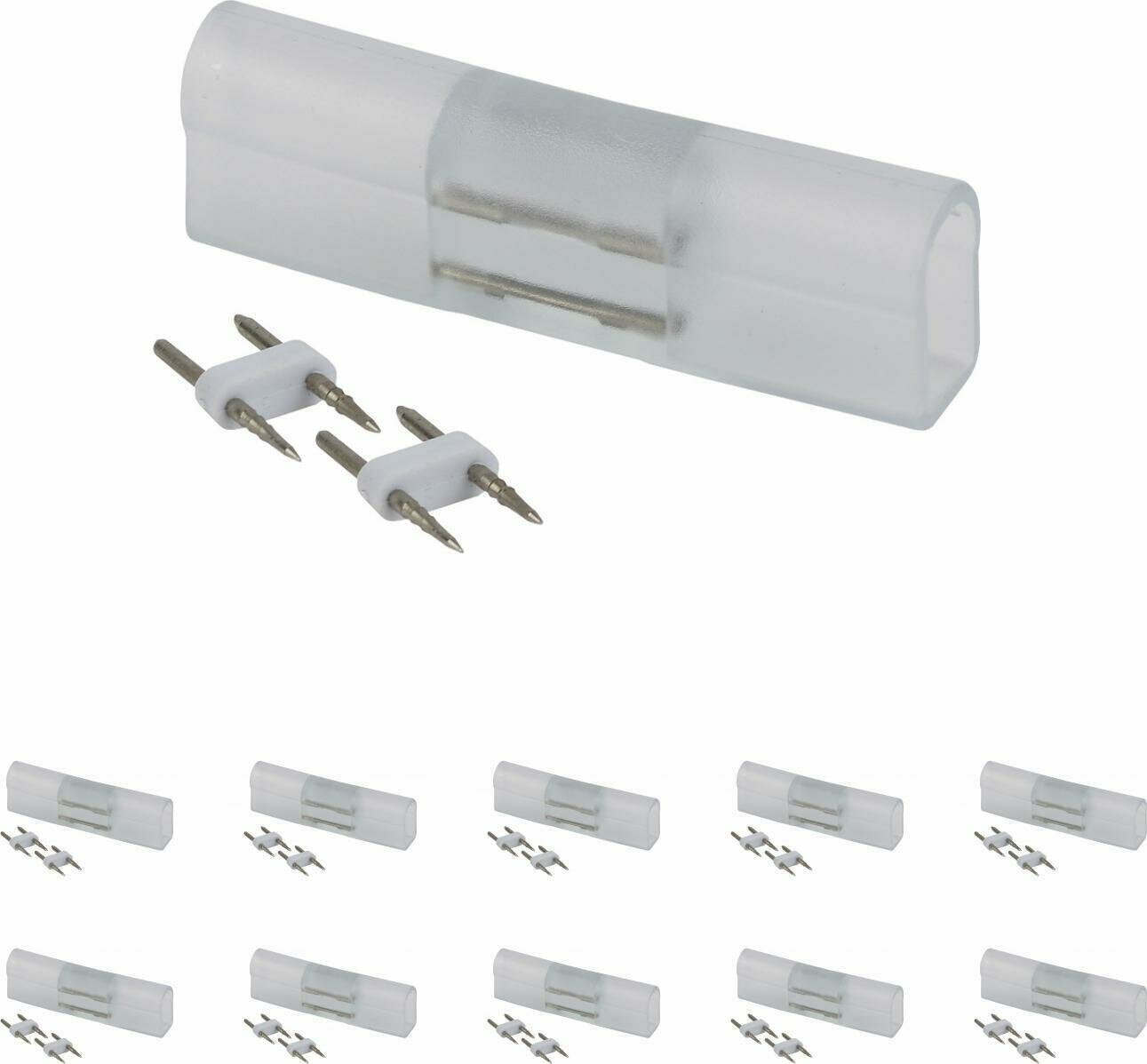 Коннектор ЭРА LS-connector-220-neon для светодиодных лент N2835 (комплект из 10 шт)