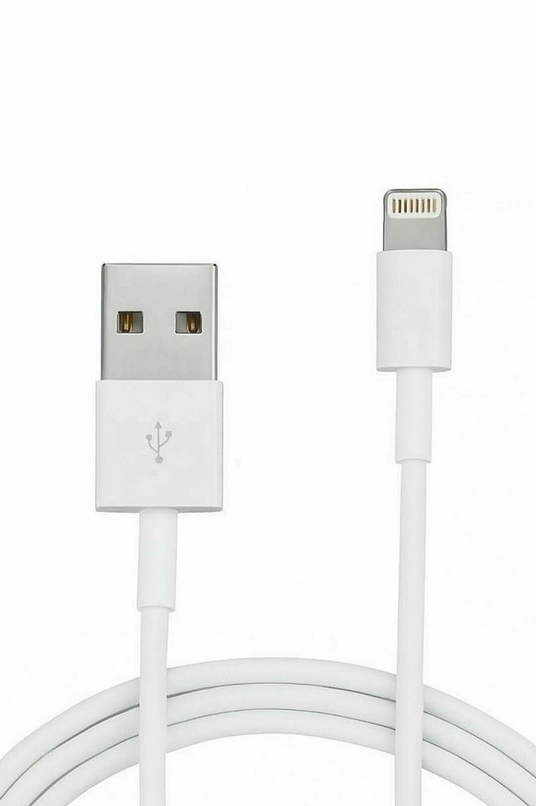 Кабель USB-Lightning MFI для Apple iphone/ipad/ipod с оригинальным чипом E75 Foxconn 2 метр белый