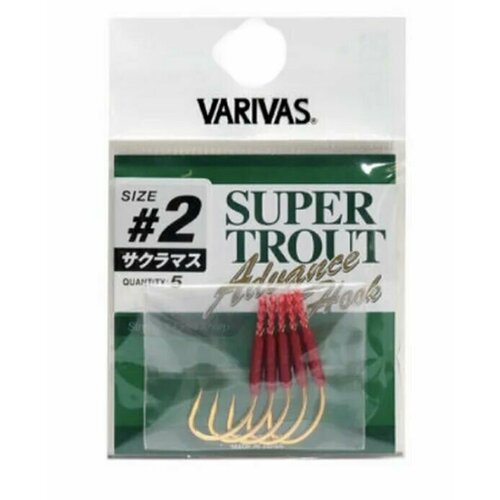 фото Крючки super trout advance hook #2 varivas