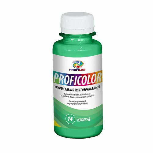 Краситель Profilux PROFICOLOR (100мл) универсальный №14 , изумруд