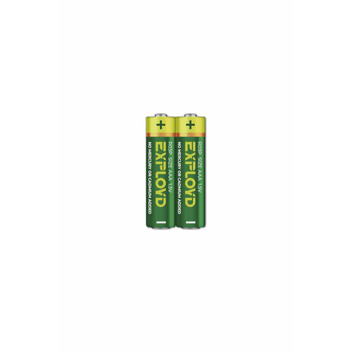 Батарейка AAA Exployd R03P-2P Alkaline, 1.5B, (2/60/960)