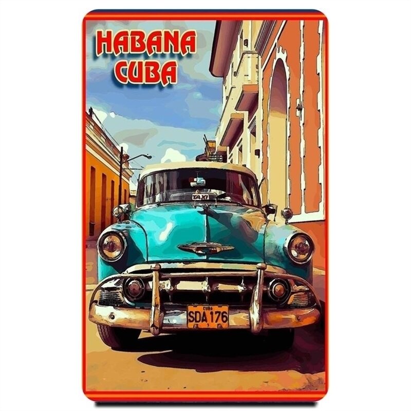 Магнит на холодильник "Куба" 86x54мм