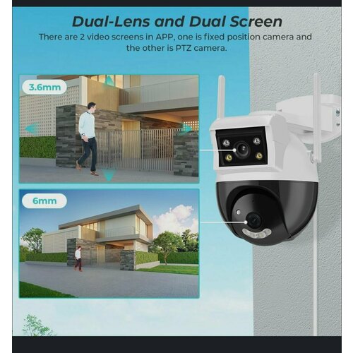 Wi-Fi камера поворотная уличная yoosee 1099900₽