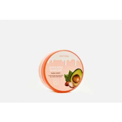 Питательный крем для тела с экстрактом авокадо и аргановым маслом PRETTYSKIN Avocado & Argan Body Cream