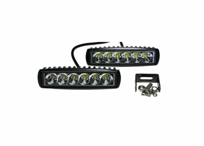 Фара светодиодная 6 LED (дальний свет) прямоугольная