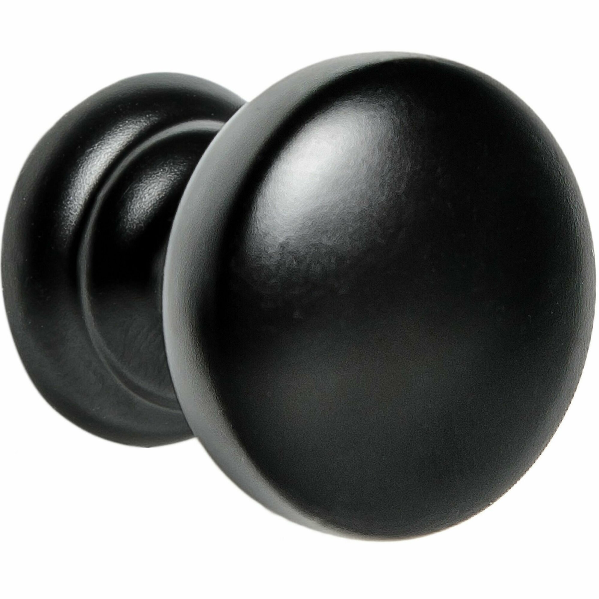 Ручка-кнопка мебельная Kerron Metallic K-2360 D24 мм цвет матовый чёрный